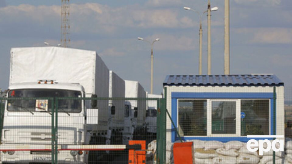 Очередной гумконвой незаконно въехал на Донбасс