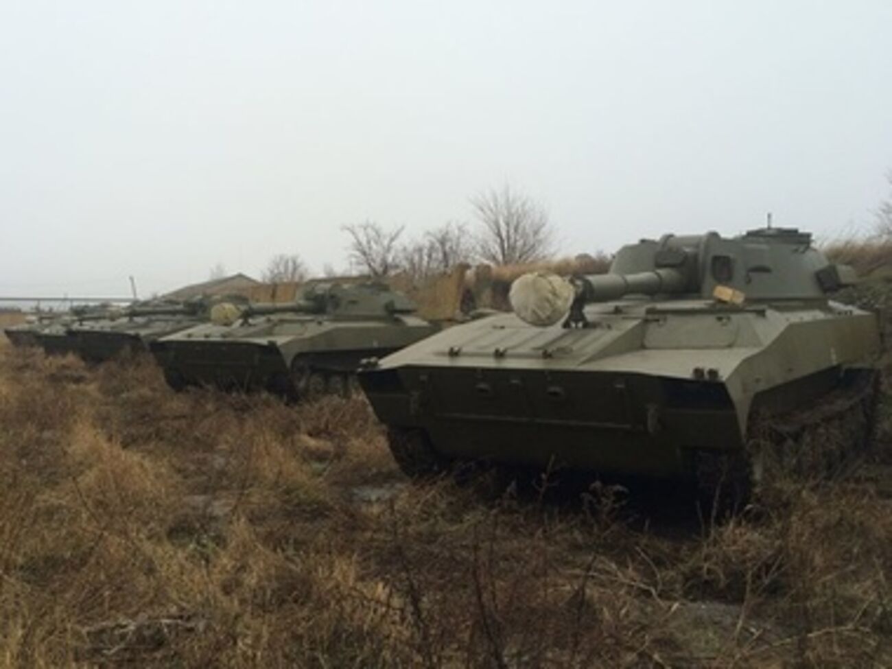 Самоходные артиллерийские установки 2С1 "Гвоздика" уже находятся на вооружении украинских войск