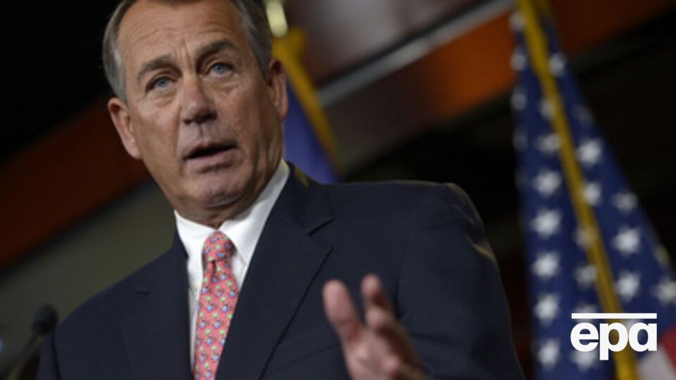 Бейнер призвал Обаму немедленно подписать закон о поддержке Украины