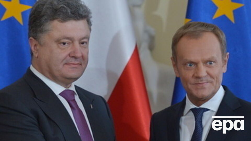 Порошенко провел телефонные переговоры с Туском