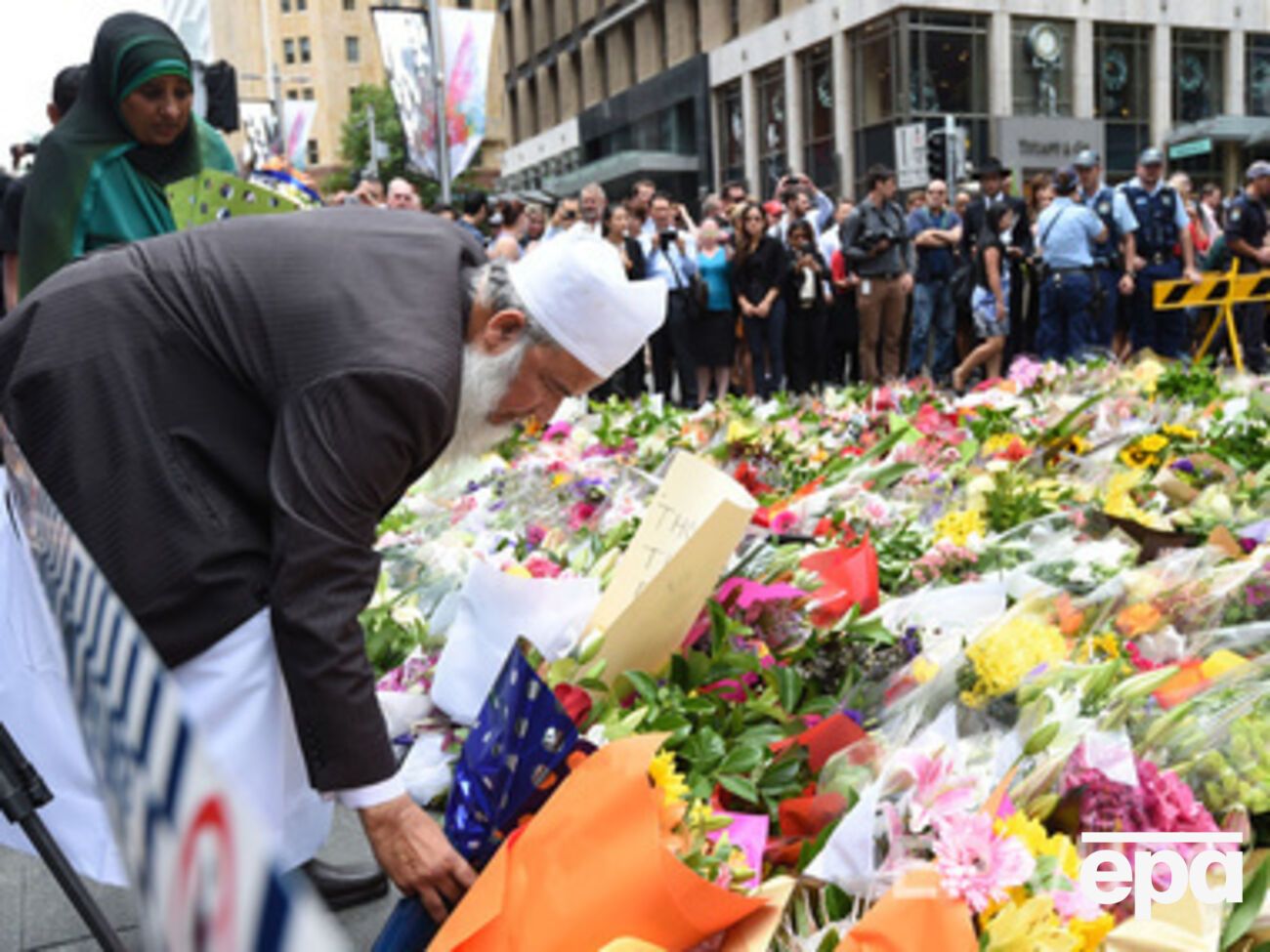 Место теракта в Сиднее