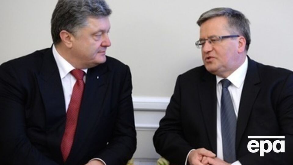 Порошенко встретился с Коморовским