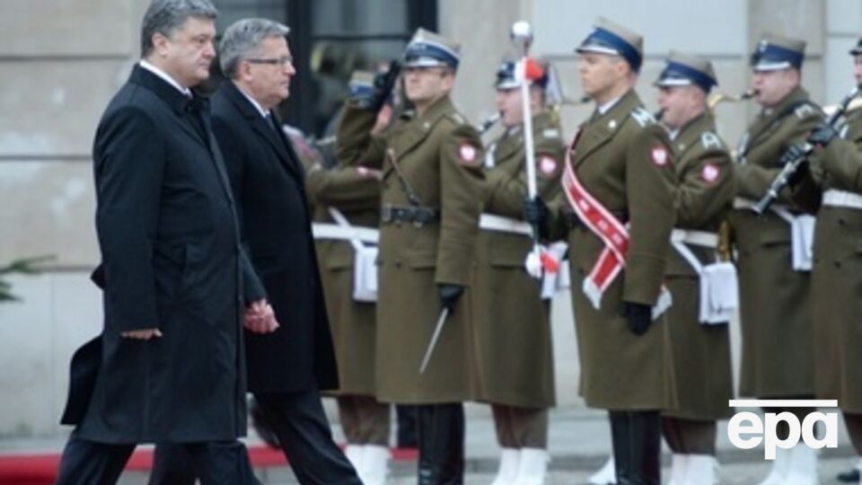 Порошенко находится с визитом в Польше