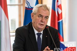 Во время пресс-конференции Земан снова назвал гражданской войной конфликт в Украине