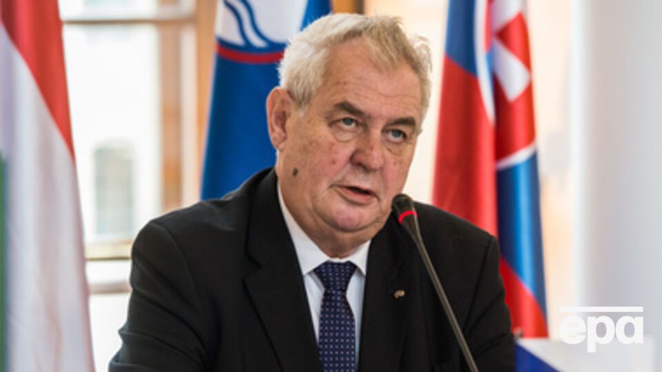 Во время пресс-конференции Земан снова назвал гражданской войной конфликт в Украине