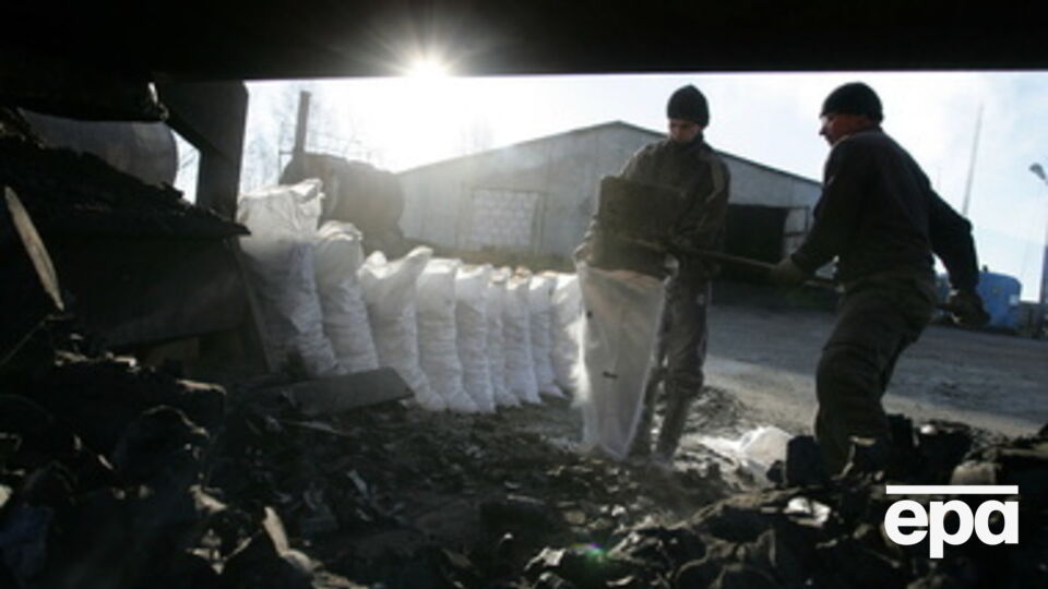 Добыча угля в Украине значительно сократилась