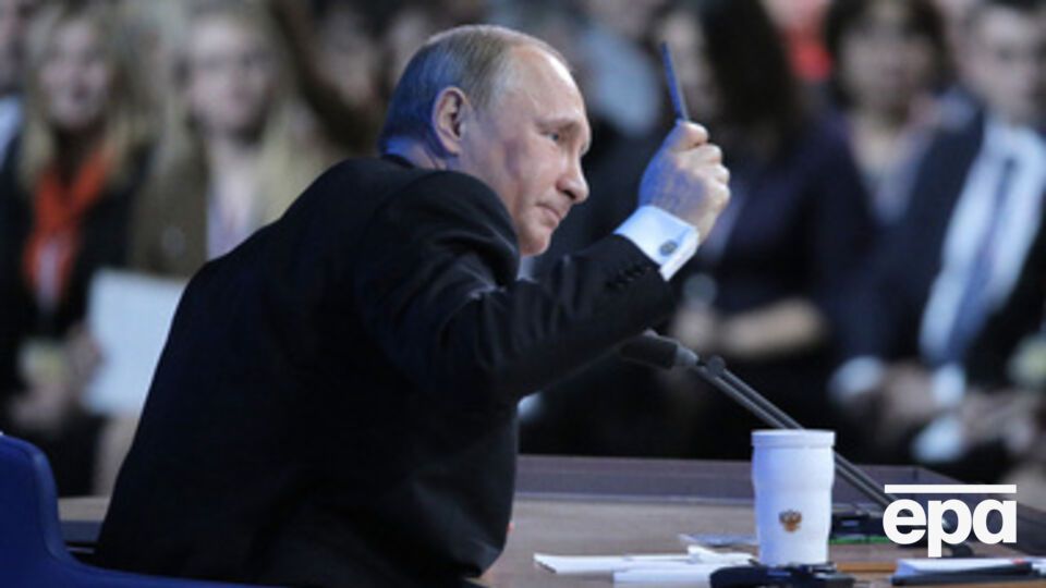 Путин старался держаться бодро на пресс-конференции