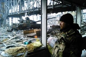 "Киборги" во время перемирия продолжают удерживать донецкий аэропорт