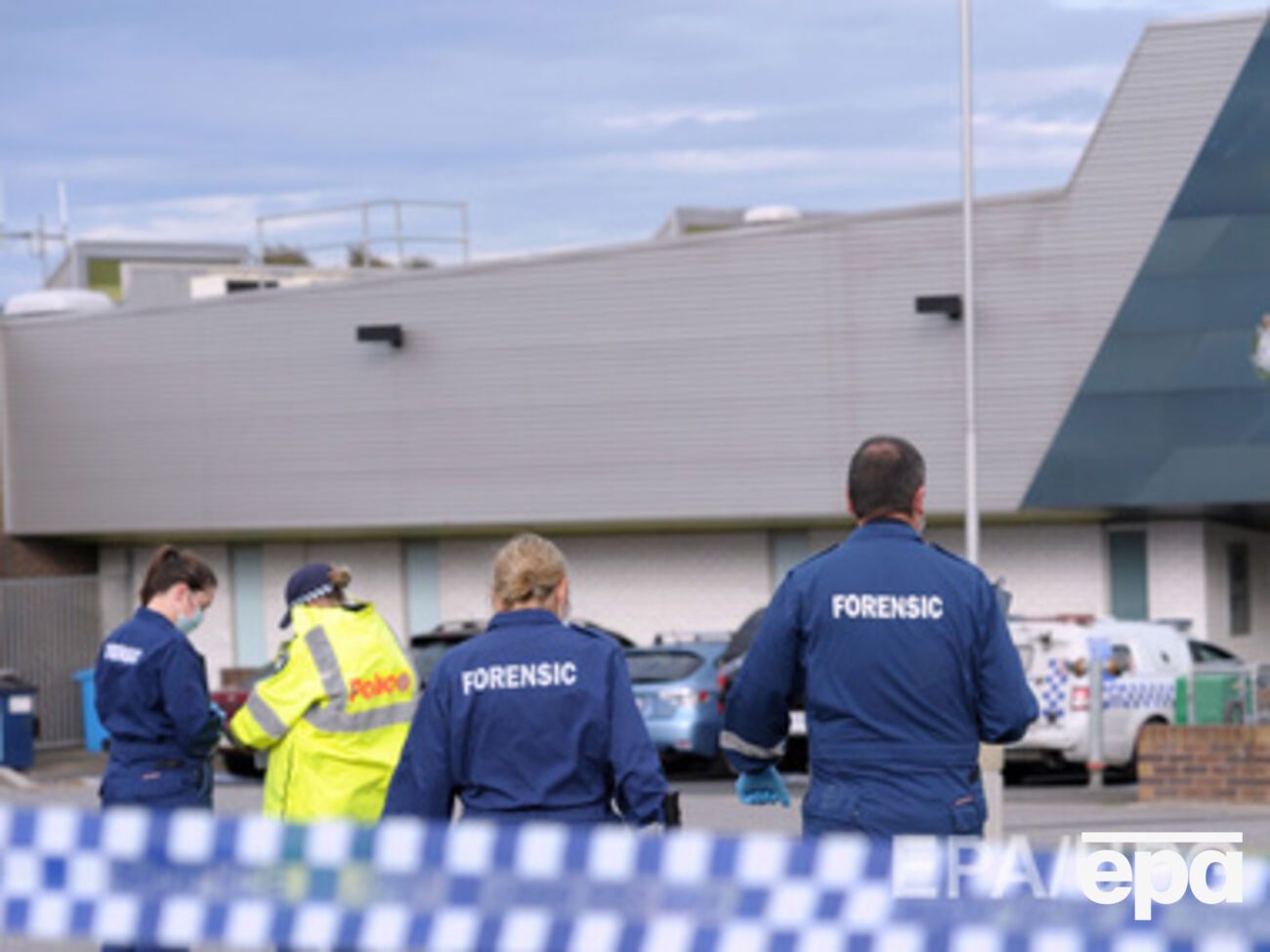 Место происшествия оцеплено