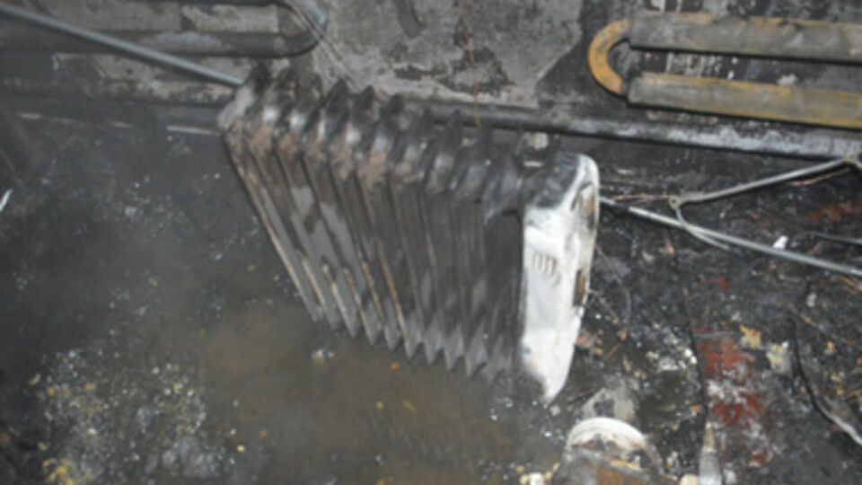 Спасатели ликвидировали возгорание