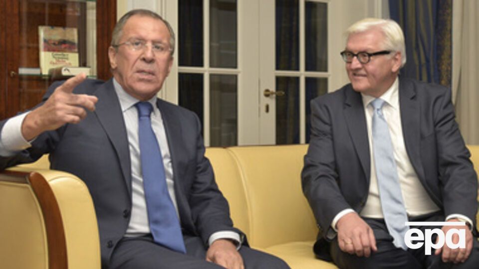 Сергей Лавров и Франк-Вальтер Штайнмайер