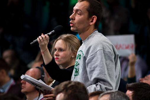 Цимбалюк стал единственным украинским журналистом, получившим слово на пресс-конференции Путина