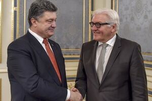 Петр Порошенко встретился с министром иностранных дел Германии Франком-Вальтером Штайнмайером