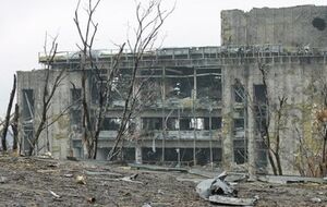 Сегодня донецкий аэропорт обстреляли два раза