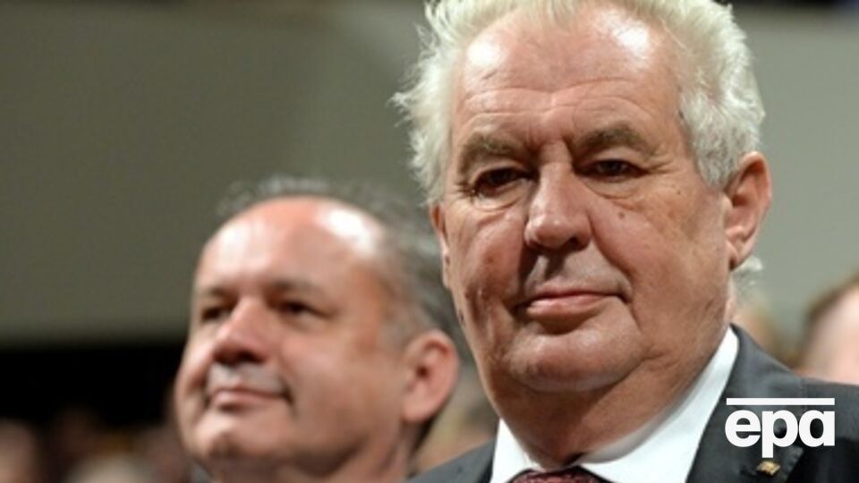 Активисты хотят отставки Земана