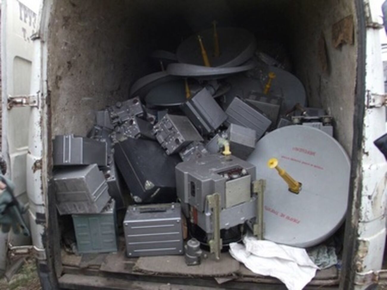 Украденное диверсантами оборудование