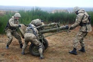 Учения артиллеристов