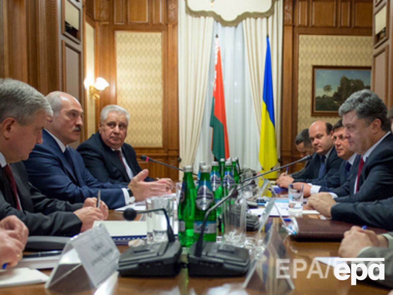 Лукашенко встретили протестами