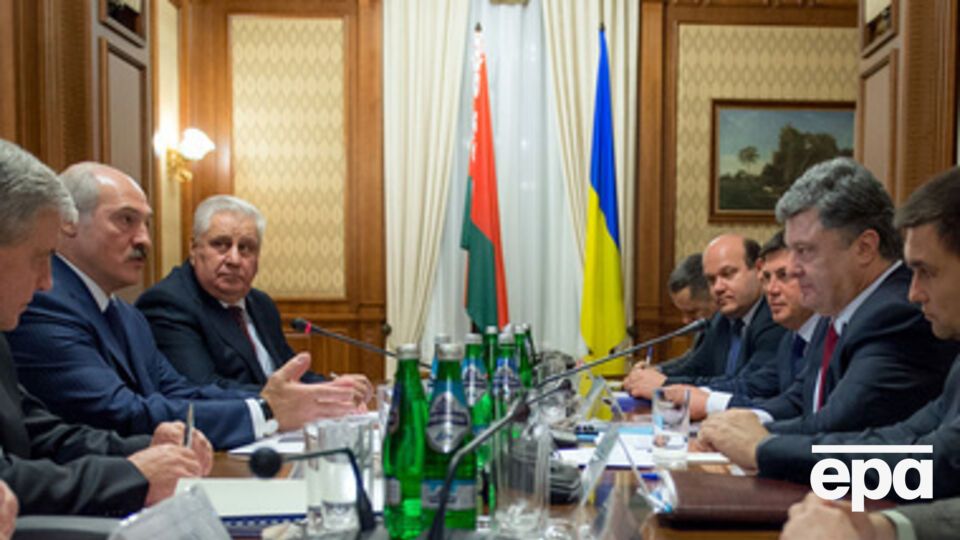 Лукашенко и Порошенко решили создать украинско-белорусский телеканал