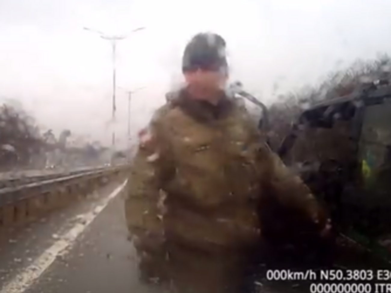 "Айдар" повздорил с водителем, который хотел их обогнать