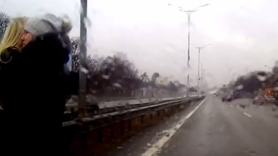 Конфликт удалось снять на камеру регистратора