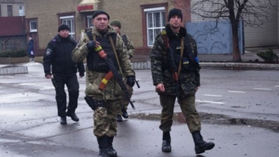 Совместный патруль в Дебальцево