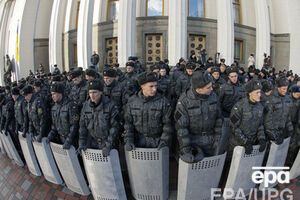 Здание Рады сегодня охраняли от митингующих