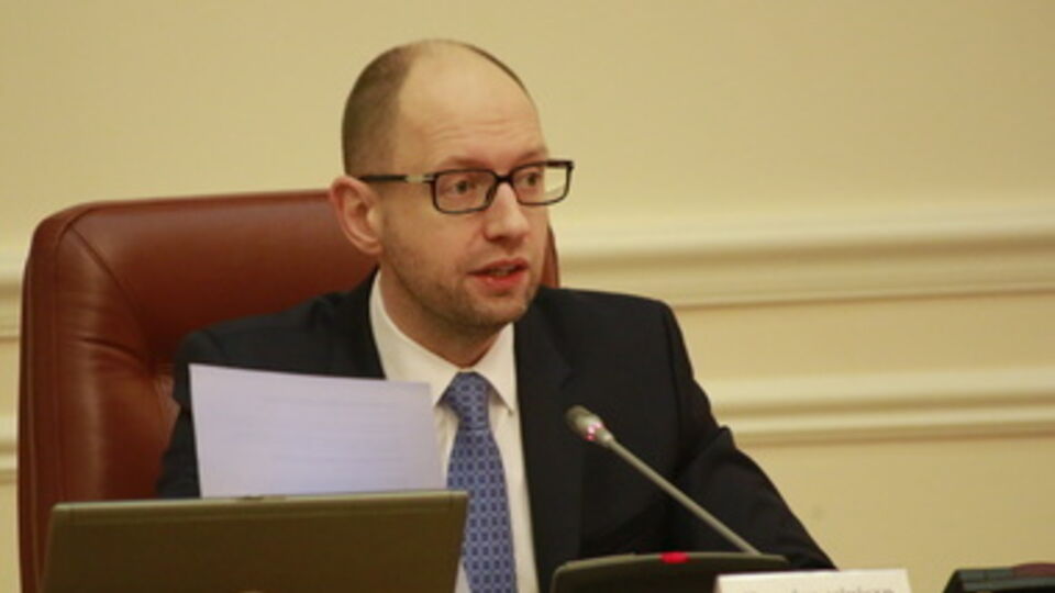 Яценюк откроет заседание Кабмина