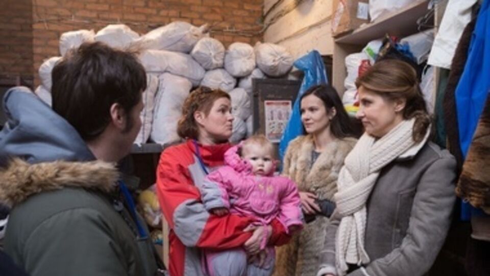 Марина Порошенко посетила волонтеров