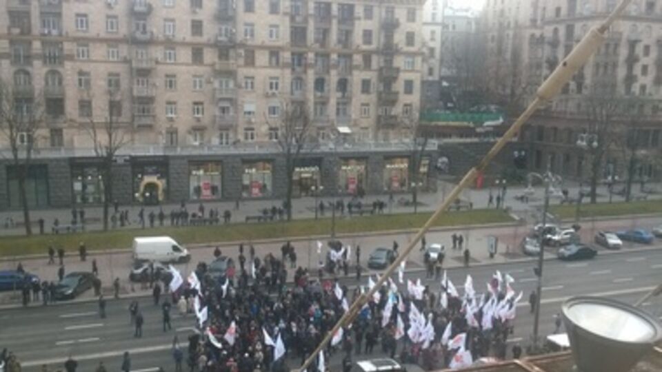 Под Киевсоветом митингуют