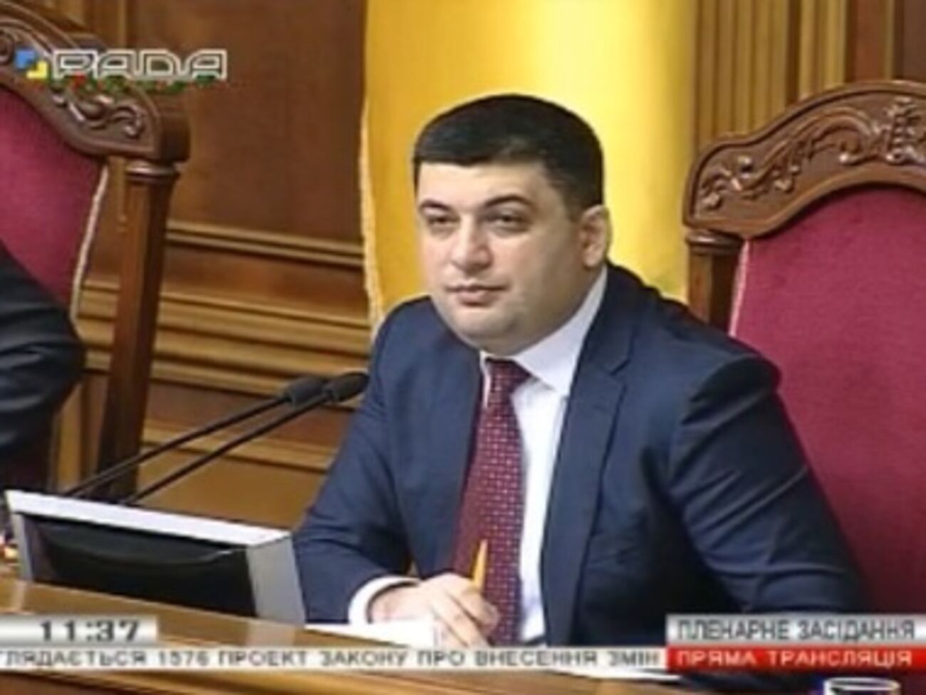 "Батьківщина", "Самопоміч" и Оппозиционный блок не поддержали предложение Владимира Гройсмана