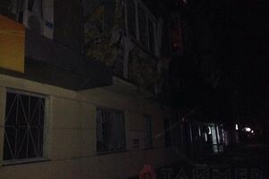 Последствия взрыва на улице Сегедской в Одессе