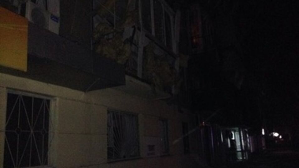 Последствия взрыва на улице Сегедской в Одессе