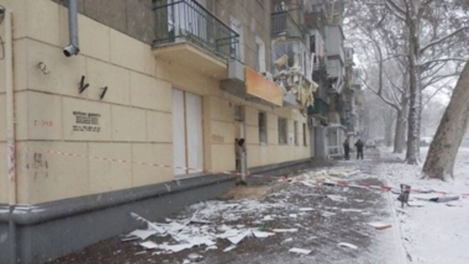 Место взрыва в Одессе