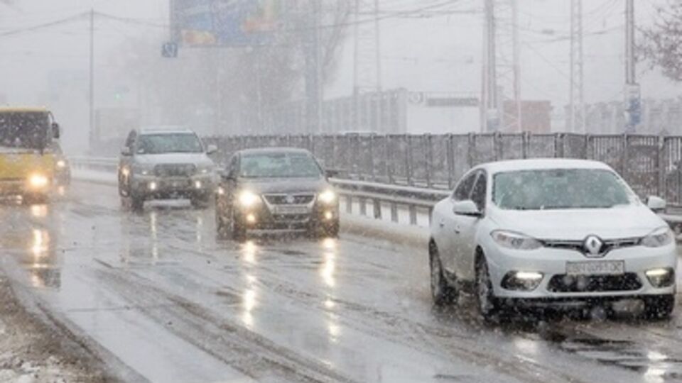 Снегопад в Одессе