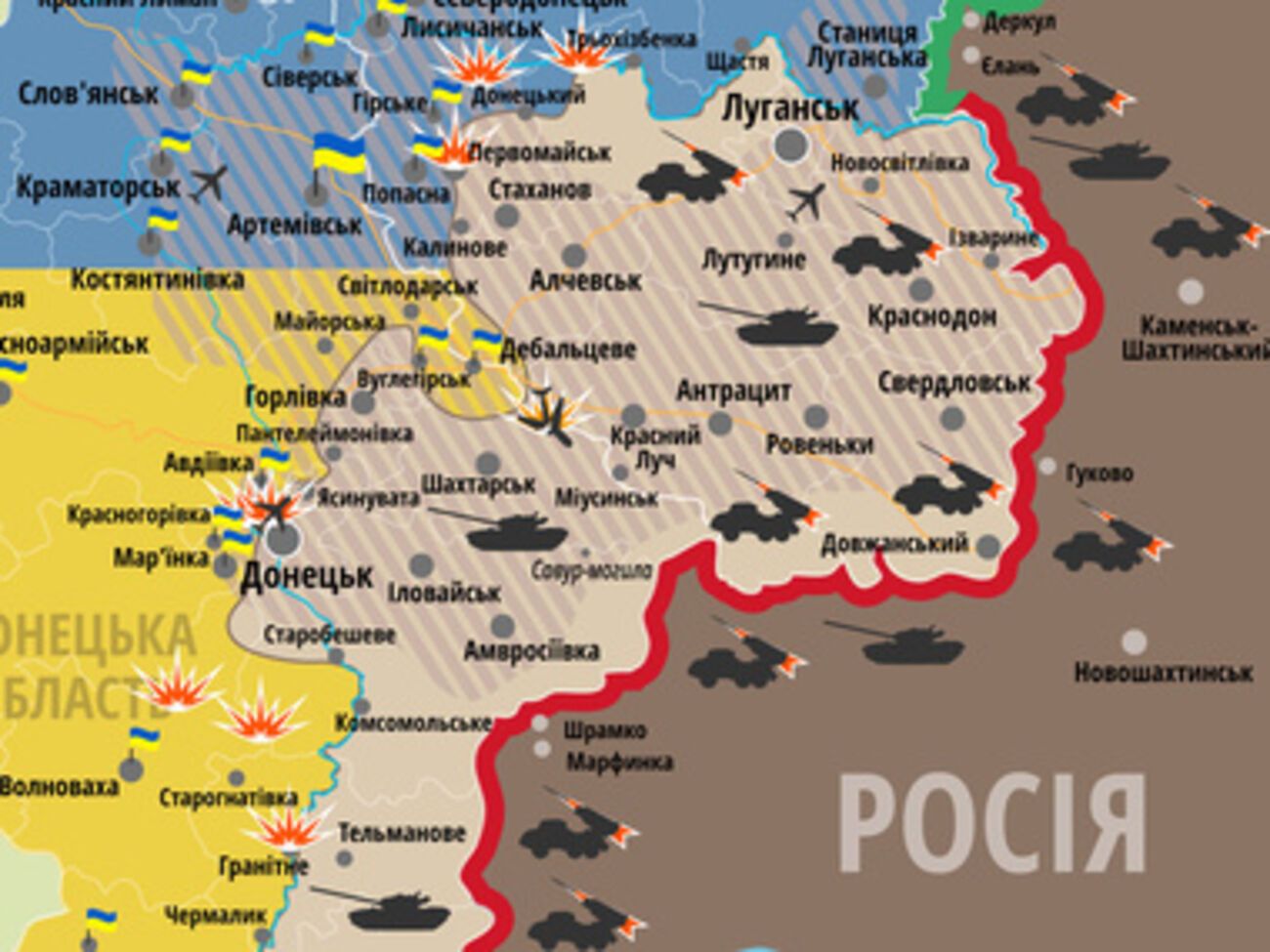 Ситуация на Донбассе остается напряженной