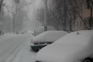 Одессу замело снегом. Фоторепортаж