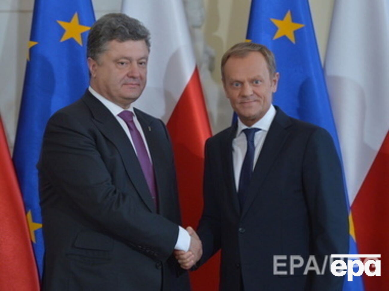 Туск провел переговоры с Порошенко