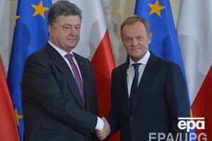 Туск провел переговоры с Порошенко