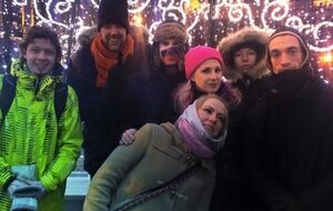 Самые стойкие протестующие в шаре на Манежной площади