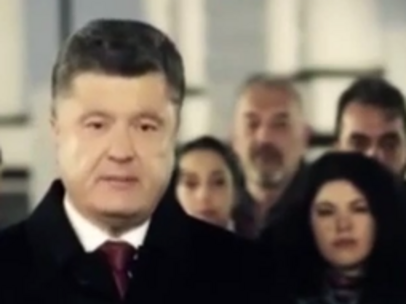 Новогоднее обращение Порошенко. Видео