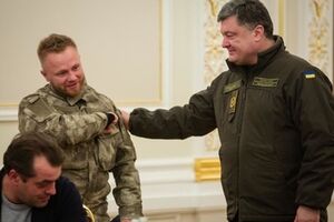 Сергей Коротких и Петр Порошенко