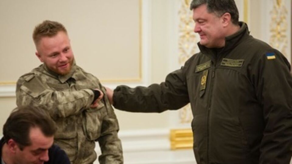 Сергей Коротких и Петр Порошенко