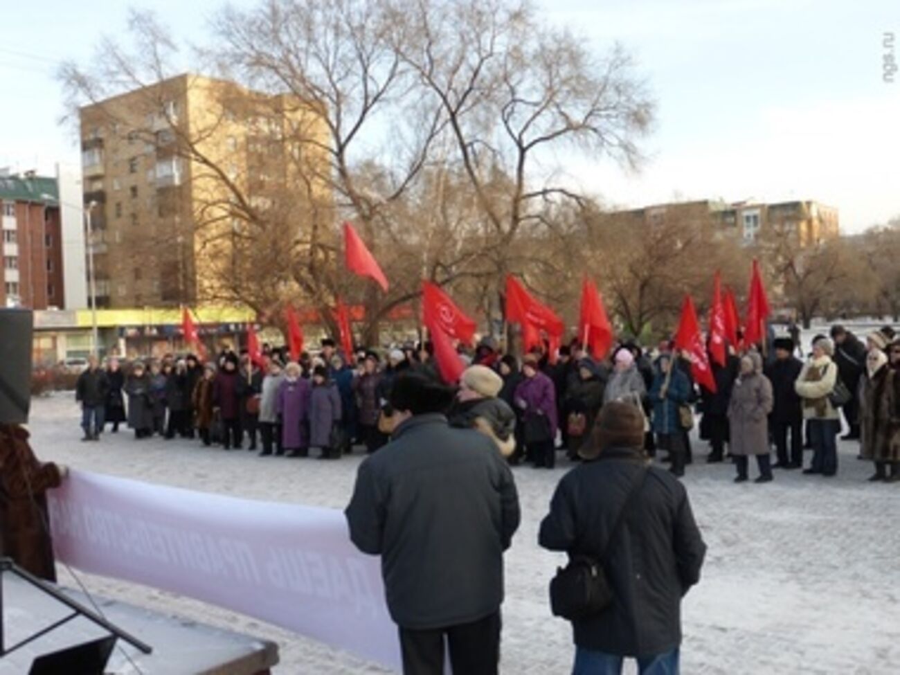 В Красноярске пытаются поднять курс рубля митингом