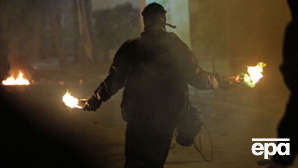 Протесты в Греции