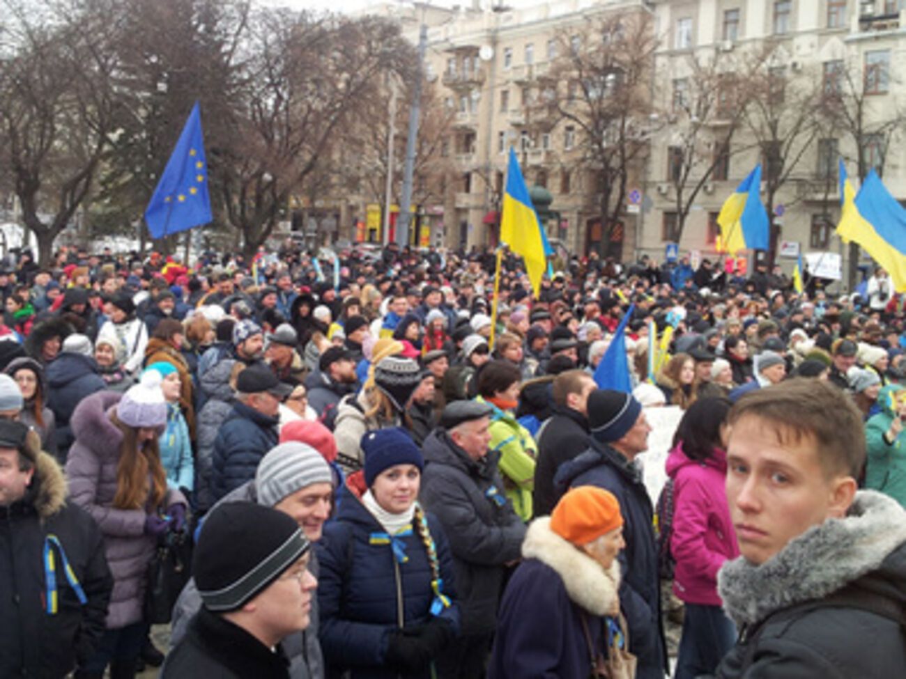 В разгоне харьковского Евромайдана обвиняют полковника милиции