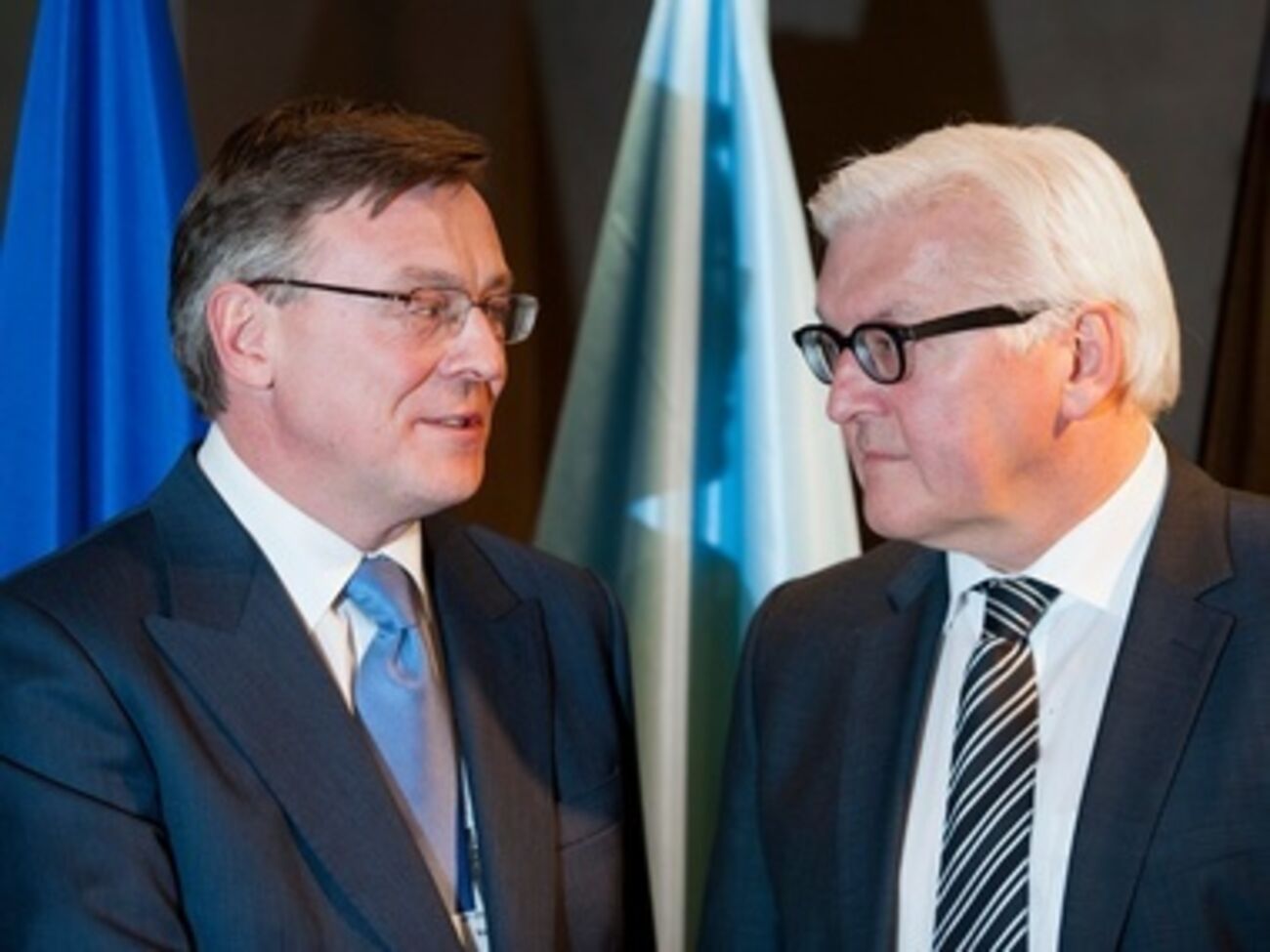 Леонид Кожара и Франк-Вальтер Штайнмайер