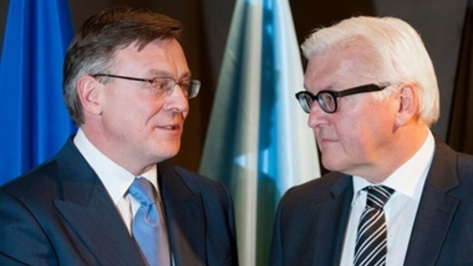 Леонид Кожара и Франк-Вальтер Штайнмайер