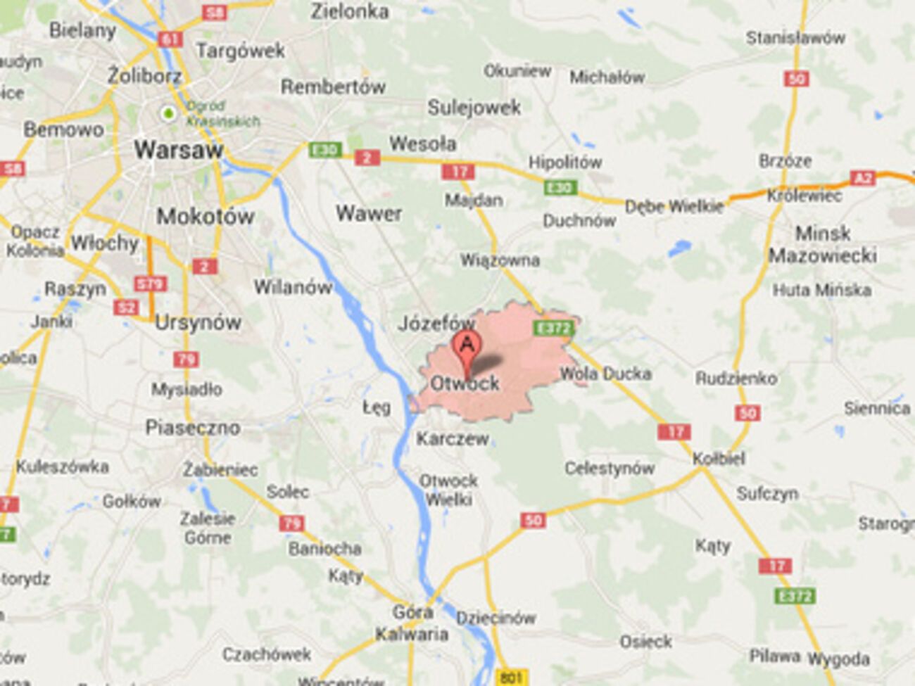 Авария произошла у Отвоцка