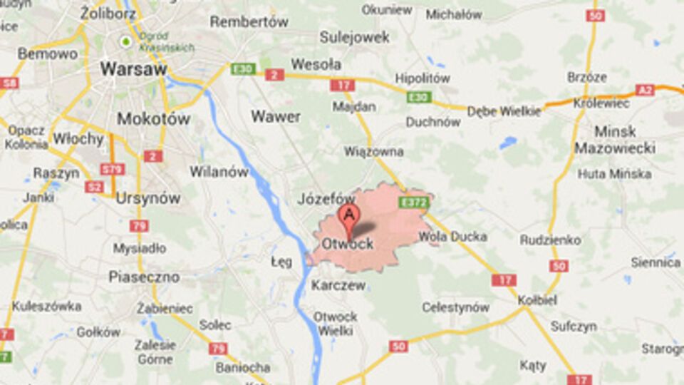Авария произошла у Отвоцка